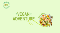 Vegan Food Adventure YouTube Banner Image Preview