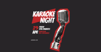 Friday Karaoke Night Facebook ad Image Preview