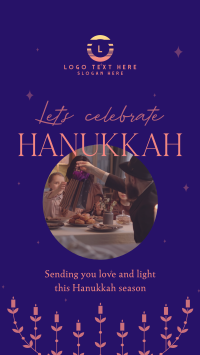 Hanukkah Family Tradition Instagram Story Design