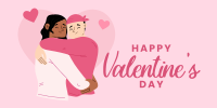 Valentines Couple Twitter Post Design