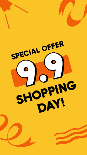 9.9 Shopping Day Facebook story Image Preview
