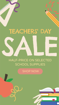 Favorite Teacher Sale YouTube short Image Preview