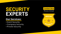 Security At Your Service Facebook Event Cover Design