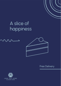 A slice of happiness Flyer Image Preview
