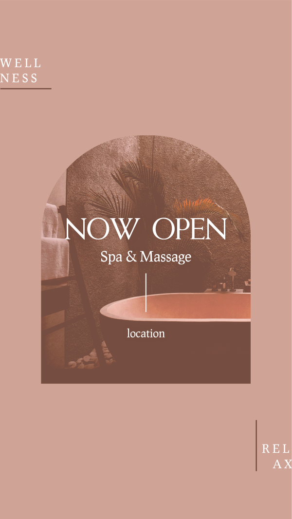 Spa & Massage Instagram Story Design Image Preview