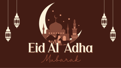 Blessed Eid Al Adha Facebook event cover Image Preview