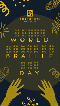 World Braille Day YouTube Short Design