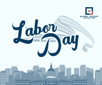 Labor Day Washington Facebook Post Design