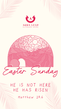 Modern Easter Sunday TikTok Video Image Preview