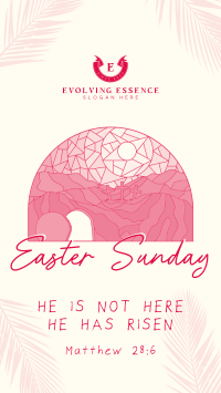 Modern Easter Sunday TikTok Video Image Preview