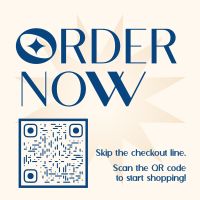 QR Scan Order Instagram Post Preview