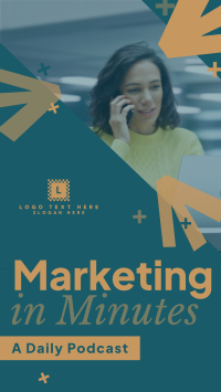 Professional Marketing Podcast TikTok video Image Preview