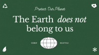 Earth Day Quote Animation Preview
