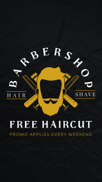 Haircut Promo Instagram story Image Preview