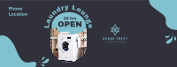 Laundry Lounge Facebook Cover Design