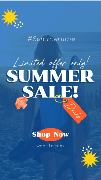 Tropical Summer Sale Facebook Story Design