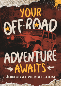 Grunge Off-Road Adventure Poster Design