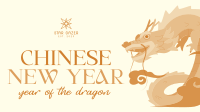 New Year Dragon Facebook Event Cover Image Preview