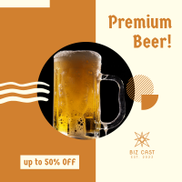 Premium Beer Discount Instagram post Image Preview