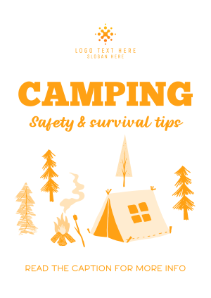 Cozy Campsite Poster Image Preview