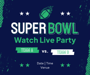 Football Watch Party Facebook post Image Preview