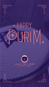 Celebrating Purim Facebook Story Design