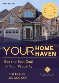 Your Home Your Haven Poster Design