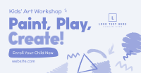 Painting Children Workshop Facebook Ad Preview
