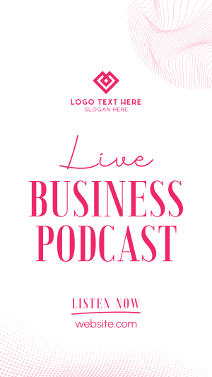 Corporate Business Podcast Instagram Reel Image Preview