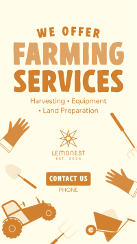 Trusted Farming Service Partner Instagram reel Image Preview