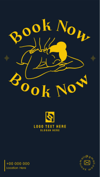 Massage Booking Facebook Story Design