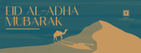 Eid Adha Camel Facebook cover Image Preview