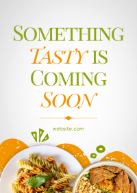 Tasty Food Coming Soon Flyer Design