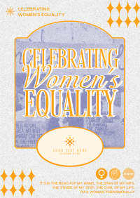 Risograph Women's Equality Day Poster Preview