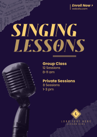 Singing Lessons Poster Image Preview