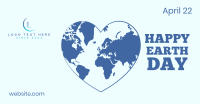 Heart-shaped Earth Facebook ad Image Preview