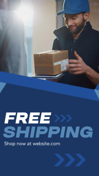 Limited Free Shipping Promo Instagram Story Design