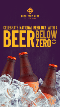 Below Zero Beer YouTube Short Design