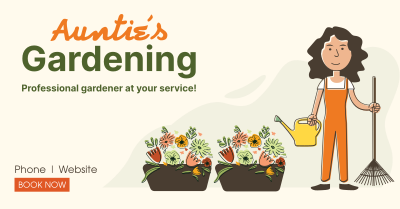 Auntie's Gardening Facebook ad