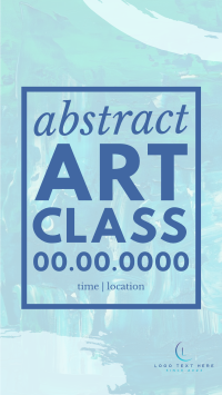 Abstract Art Facebook Story Design