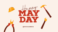 Happy May Day Facebook event cover Image Preview