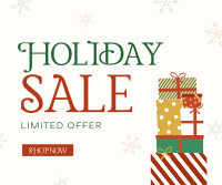 Holiday Gift Sale Facebook Post Design