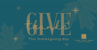 Minimalist Thanksgiving Facebook ad Image Preview