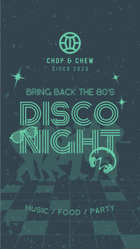 80s Disco Party Instagram Story Design