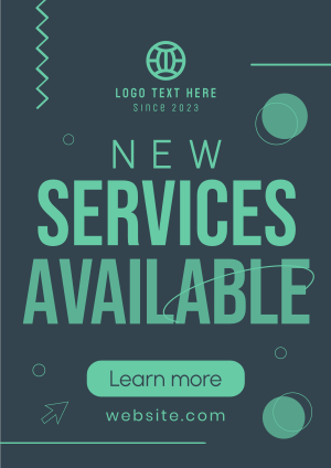 New Services Available Flyer Image Preview