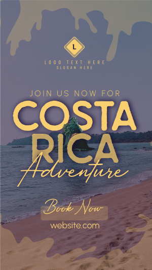 Welcome To Costa Rica Instagram story Image Preview