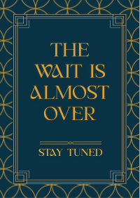 Stay Tuned Art Deco Flyer Design