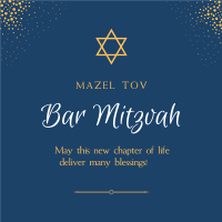 Magical Bar Mitzvah Instagram Post Design
