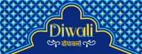 Blessed Bright Diwali Facebook Cover Design