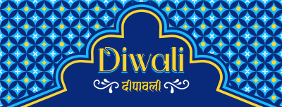 Blessed Bright Diwali Facebook cover Image Preview